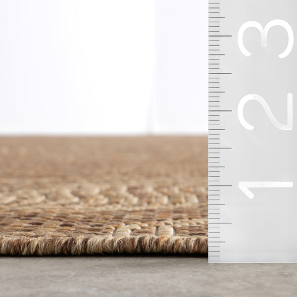 Nuloom Cathryn Modern Indoor/Outdoor Area Rug Light Brown