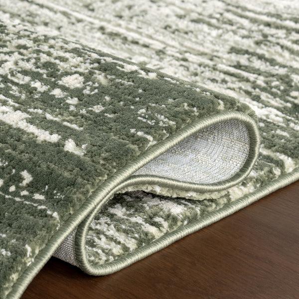 Nuloom Cecilla Abstract Machine Washable Area Rug Green