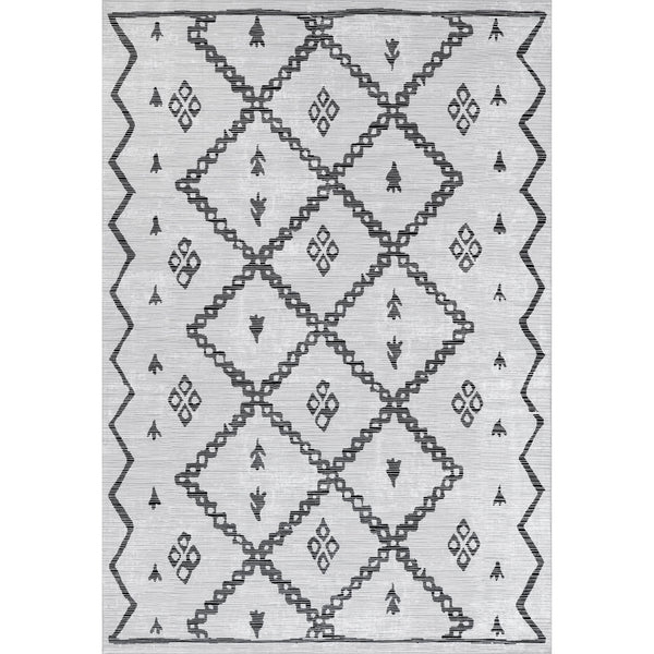nuloom Celesta Bohemian Trellis Machine Washable Area Rug Ivory