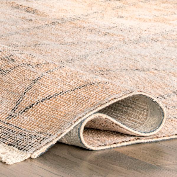 Nuloom Chantal Tribal Hand Woven Trellis Area Rug Beige