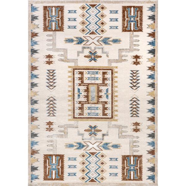 nuloom Clover Southwestern Machine Washable Area Rug Beige