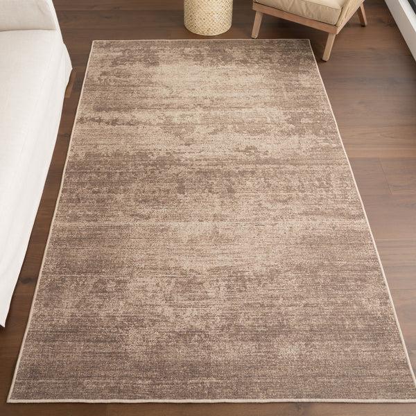 Nuloom Damira Solid Machine Washable Area Rug Brown