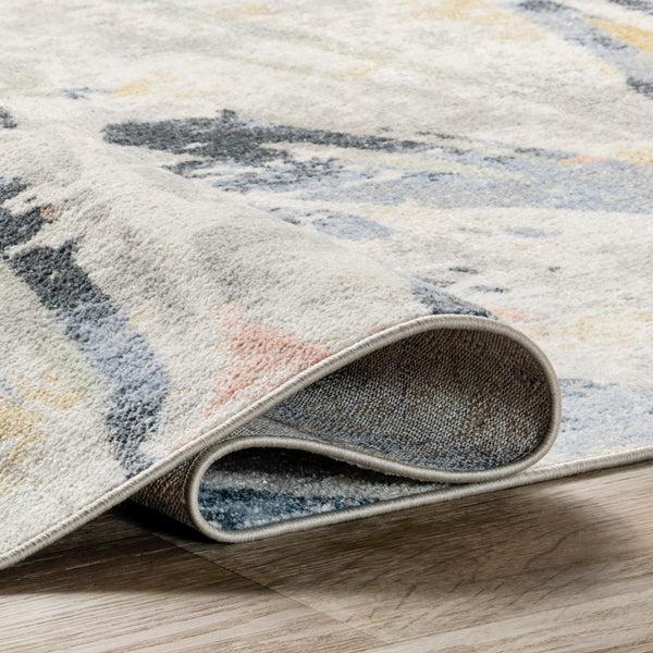 Nuloom Daveign Abstract Lines Machine Washable Area Rug Beige