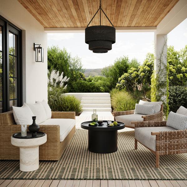 Nuloom Debrin Striped Indoor/Outdoor Area Rug Green