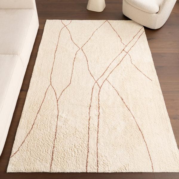 Nuloom Deepika Contemporary Abstract Cotton Area Rug Ivory