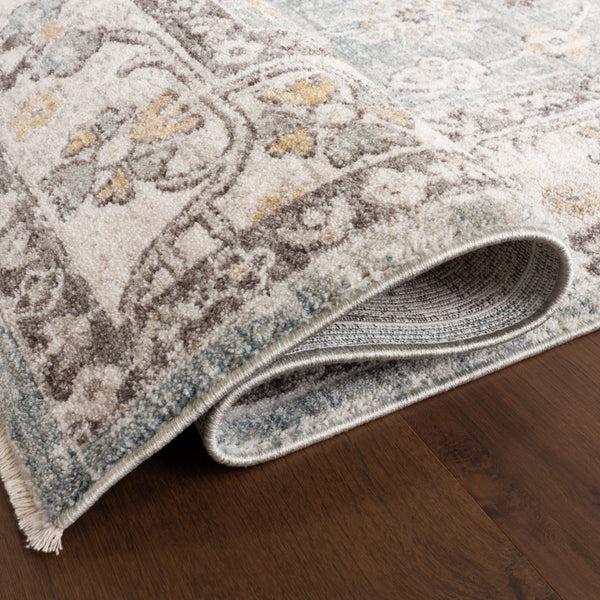 Nuloom Delvina Vintage Traditional Medallion Area Rug Blue