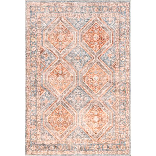 nuloom Dia Persian Transitional Machine Washable Area Rug Rust