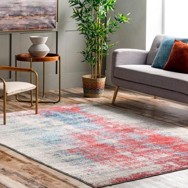 Nuloom Dixie Contemporary Abstract Waterfall Area Rug Rust