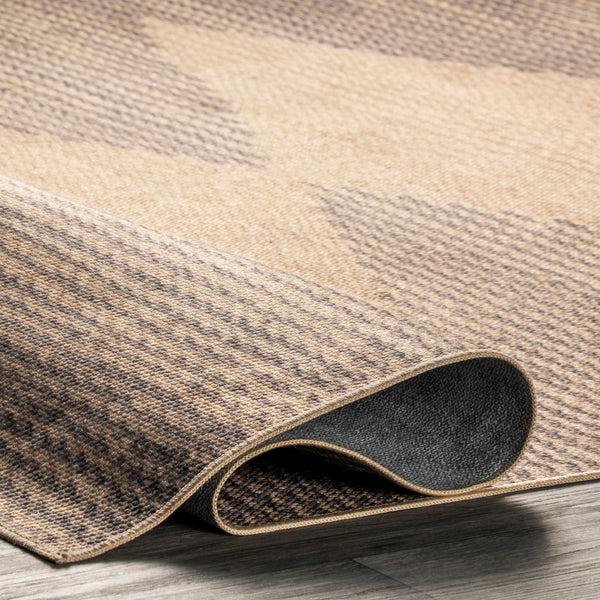 Nuloom Dori Tribal Easy-Jute Machine Washable Area Rug Natural