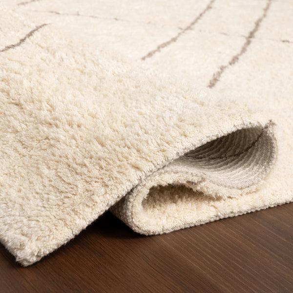 Nuloom Egeria Modern Abstract Cotton Area Rug Ivory