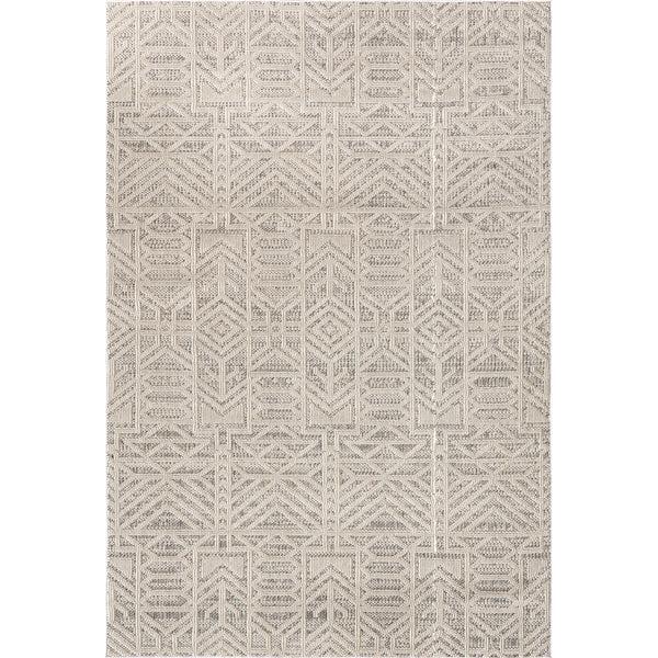 nuloom Elaina Abstract Indoor/Outdoor Area Rug Light Gray