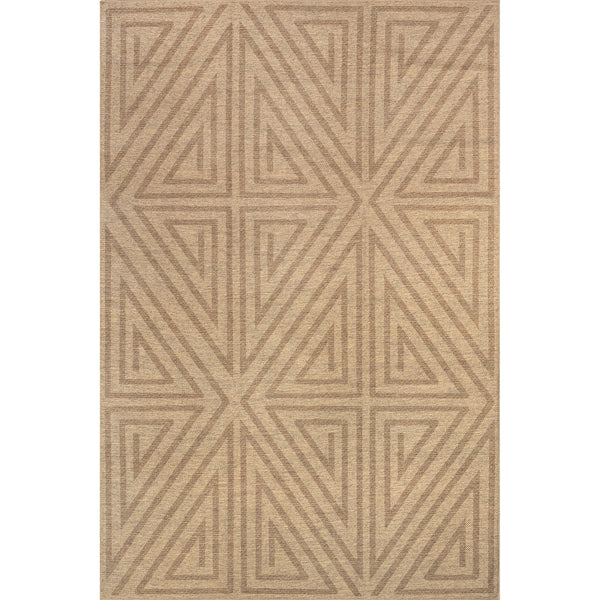 nuloom Elba Triangular Easy-Jute Machine Washable Area Rug Natural