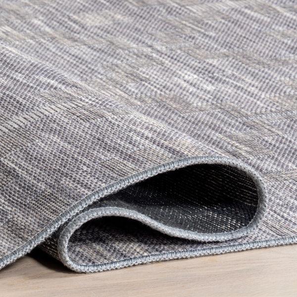 Nuloom Elia Casual Geometric Machine Washable Area Rug Blue