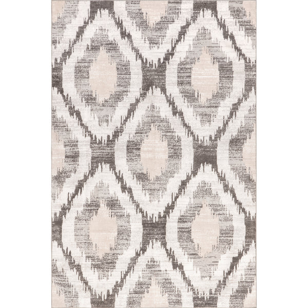 nuloom Eliise Faded Trellis Machine Washable Area Rug Light Gray