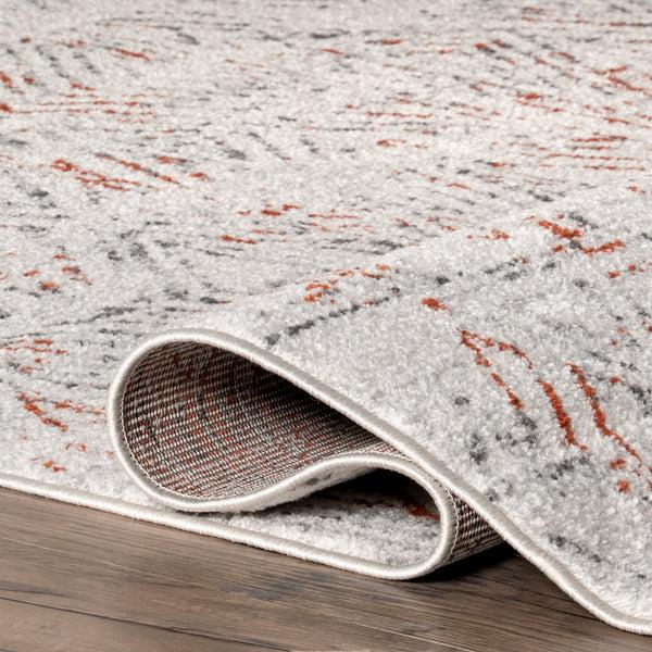 Nuloom Elizabeth Faded Geometric Area Rug Light Gray