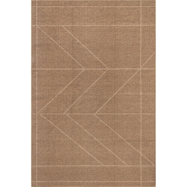 nuloom Ellen Geometric Easy-Jute Machine Washable Area Rug Natural