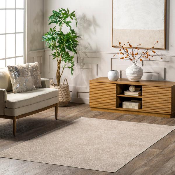 Nuloom Elspeth Casual Faded Machine Washable Area Rug Orange