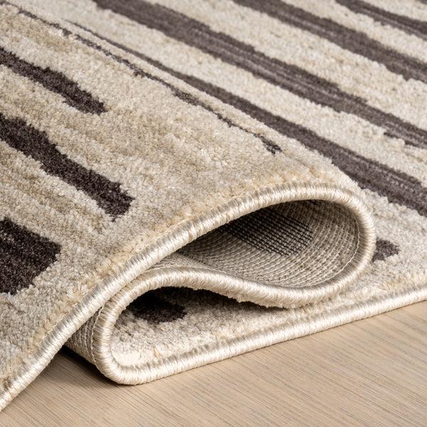 Nuloom Eufemia Contemporary Abstract Area Rug Beige