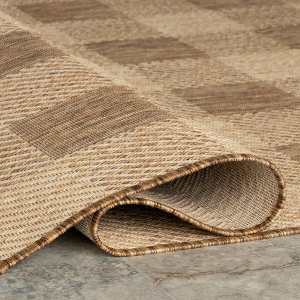 Nuloom Falonia Farmhouse Indoor/Outdoor Area Rug Light Brown