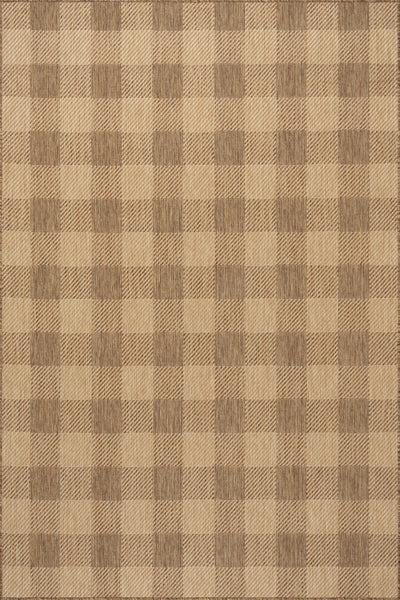 nuloom Falonia Farmhouse Indoor/Outdoor Area Rug Light Brown