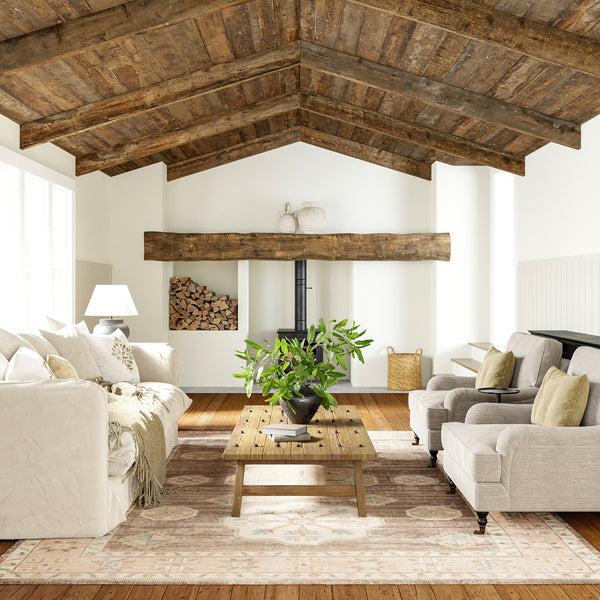Nuloom Fawn Medallion Wool And Cotton Area Rug Brown