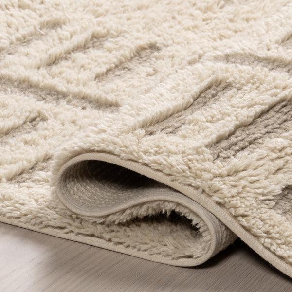 Nuloom Finlay Modern Wool Machine Washable Area Rug Ivory