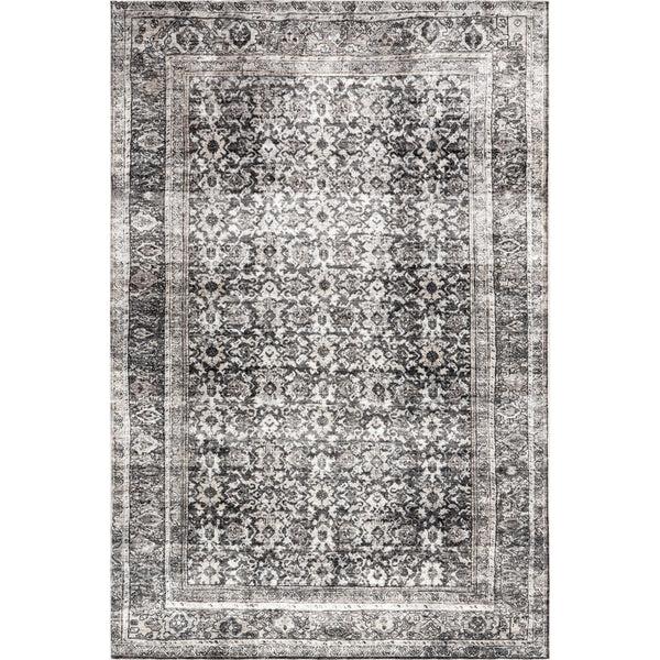 nuloom Fiore Medallion Machine Washable Area Rug Brown