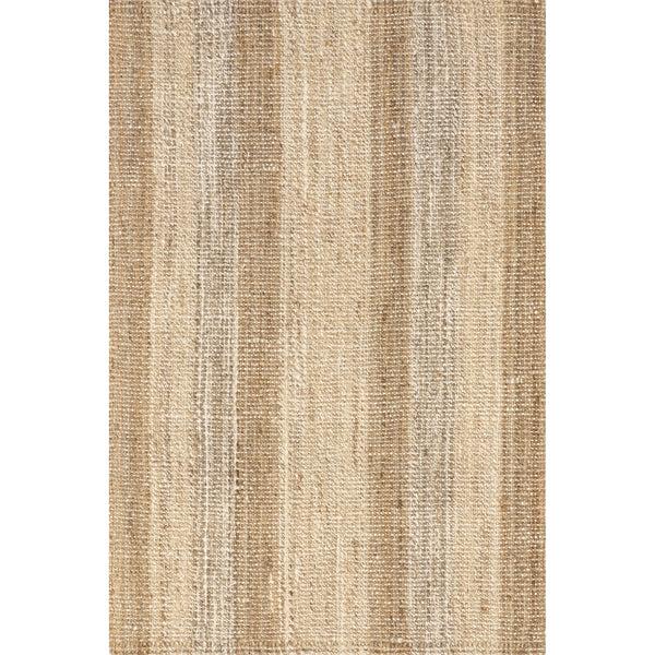 nuloom Frankie Handmade Striped Jute Area Rug Ivory