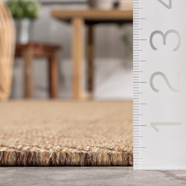 Nuloom Freda Casual Geometric Indoor/Outdoor Area Rug Beige