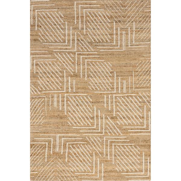 nuloom Gardenia Geometric Jute Blend Area Rug Natural
