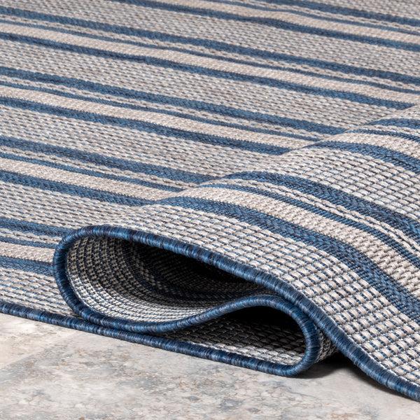 Nuloom Gazania Striped Indoor/Outdoor Area Rug Beige