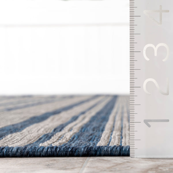 Nuloom Gazania Striped Indoor/Outdoor Area Rug Beige