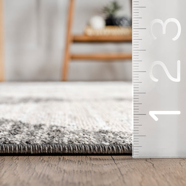 Nuloom Gianna Contemporary Geometric Checker Tile Area Rug Gray