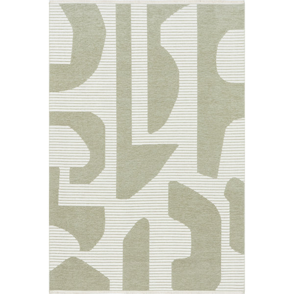 nuloom Grania Modern Abstract Reversible Machine Washable Area Rug Light Green