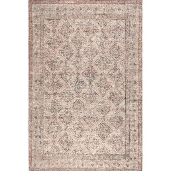 nuloom Green Haven Collection Isadora Recycled Cotton Machine Washable Area Rug Taupe