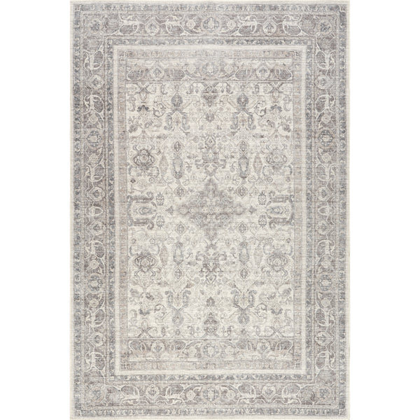 nuloom Green Haven Collection Vietta Recycled Cotton Machine Washable Area Rug Beige