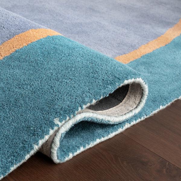 Nuloom Greenwich Abstract Wool Area Rug Blue Multicolor