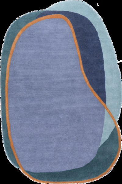 nuloom Greenwich Abstract Wool Area Rug Blue Multicolor