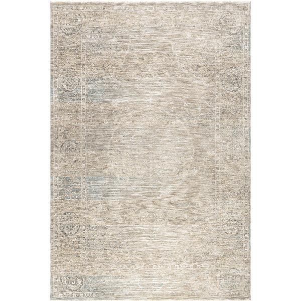 nuloom Griselda Medallion Fringe Area Rug Light Beige