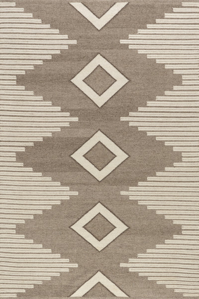 nuloom Grove Southwestern Wool Blend Area Rug Taupe