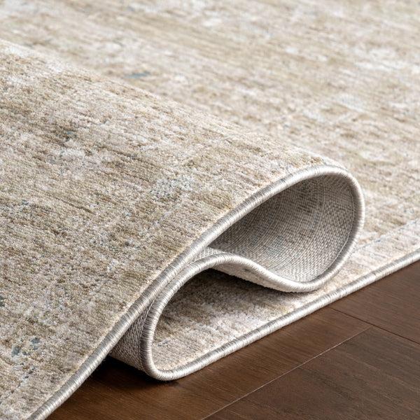 Nuloom Gwynne Medallion Fringe Area Rug Light Beige