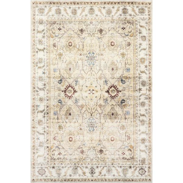nuloom Hadleigh SpinClean Persian Machine Washable Area Rug Beige