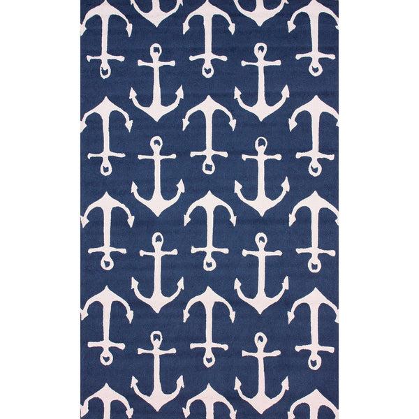 Nuloom Hand Hooked Despina Indoor/ Outdoor Area Rug Navy