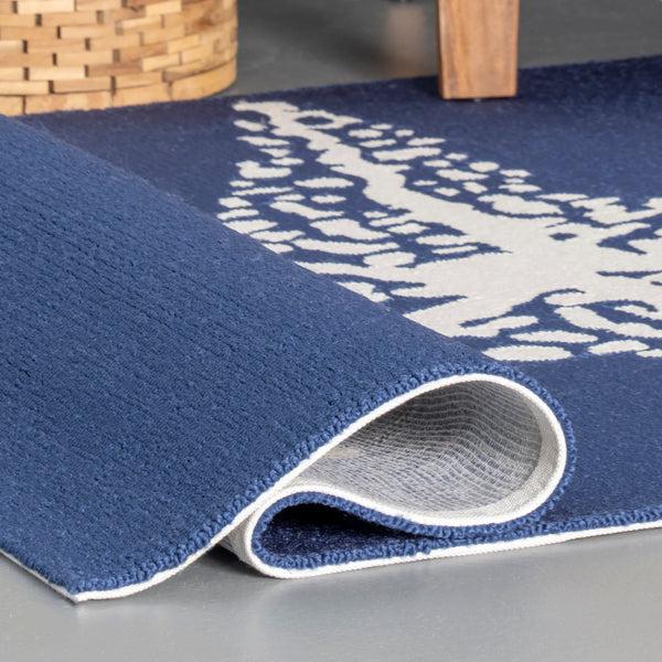 Nuloom Hand Hooked Marine Indoor/Outdoor Area Rug Grey