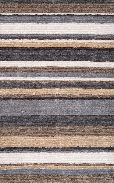 Nuloom Hand Tufted Classie Shag Area Rug Blue Multi