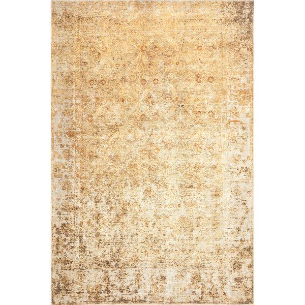 nuloom Harlow Printed Faded Vintage Flatweave Beige