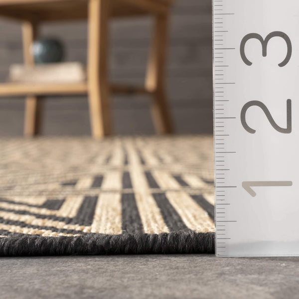 Nuloom Harvey Abstract Trellis Indoor/Outdoor Area Rug Charcoal