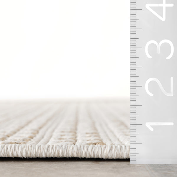Nuloom Havanah Geometric Indoor/Outdoor Area Rug Neutral