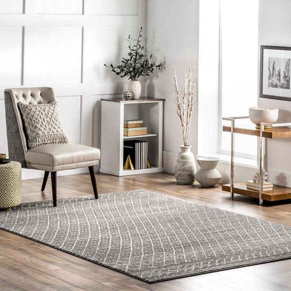 Nuloom Hayden Distressed Diamond Trellis Area Rug Beige