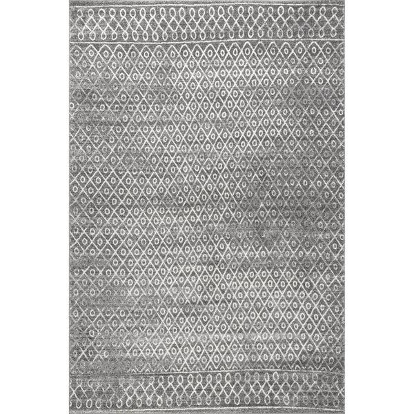 nuloom Hayden Distressed Diamond Trellis Area Rug Beige